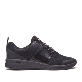 Supra Mens SCISSOR Black/black Low Top Shoes | CA-27244